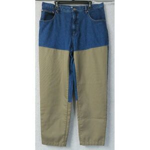 Mens Columbia Brown Brush Guard Jeans HM‎ 8015 Hiking Outdoors Blue Size 38x32